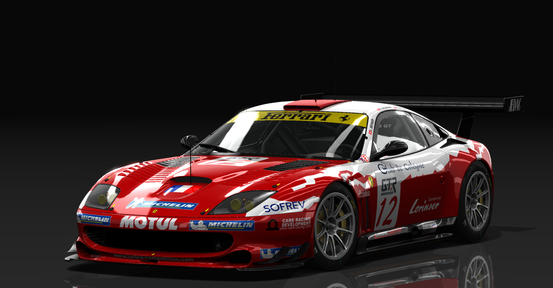 Ferrari 550 GTS Maranello, skin 2005_fiagt_12_Larbre_Competition