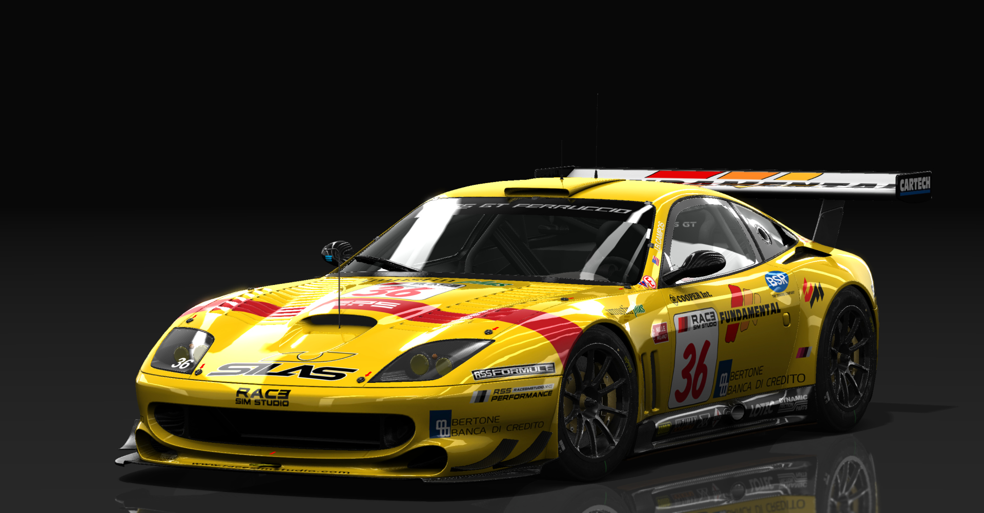 Ferrari 550 GTS Maranello, skin 36_fundamental_yellow_red