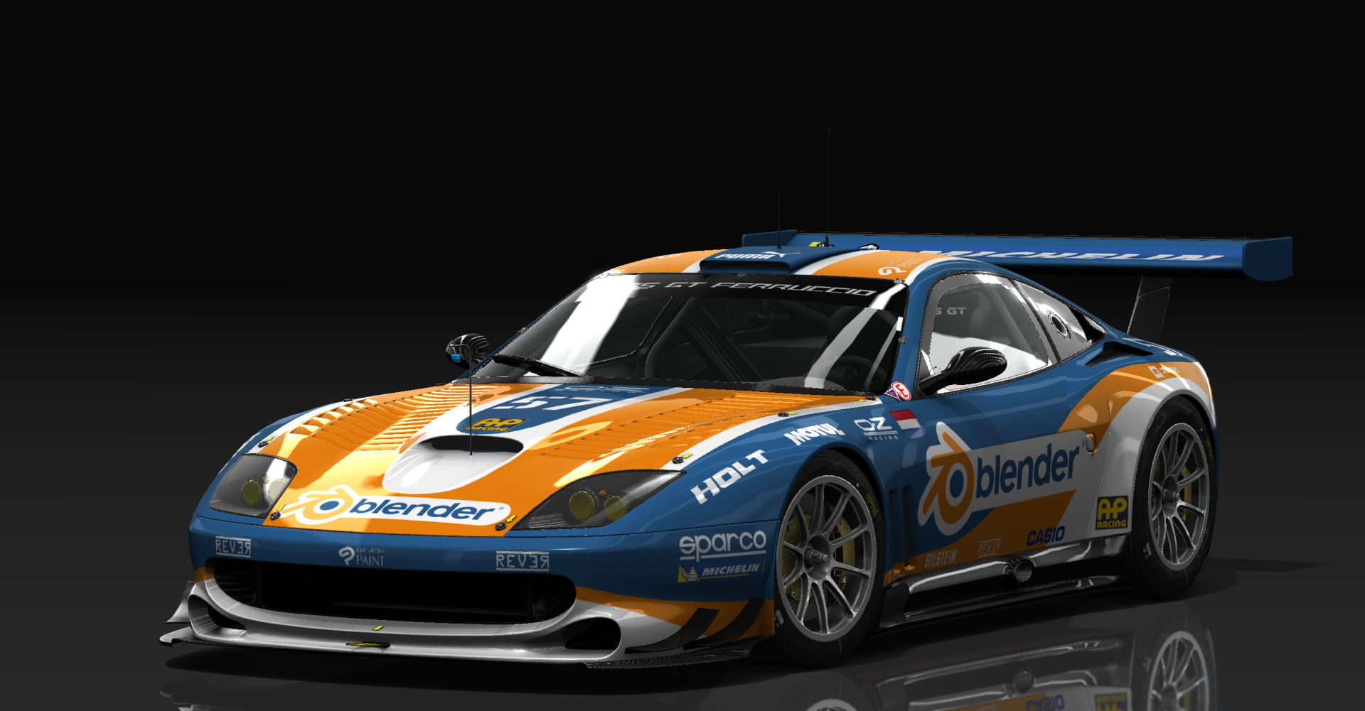 Ferrari 550 GTS Maranello, skin 57_Blender