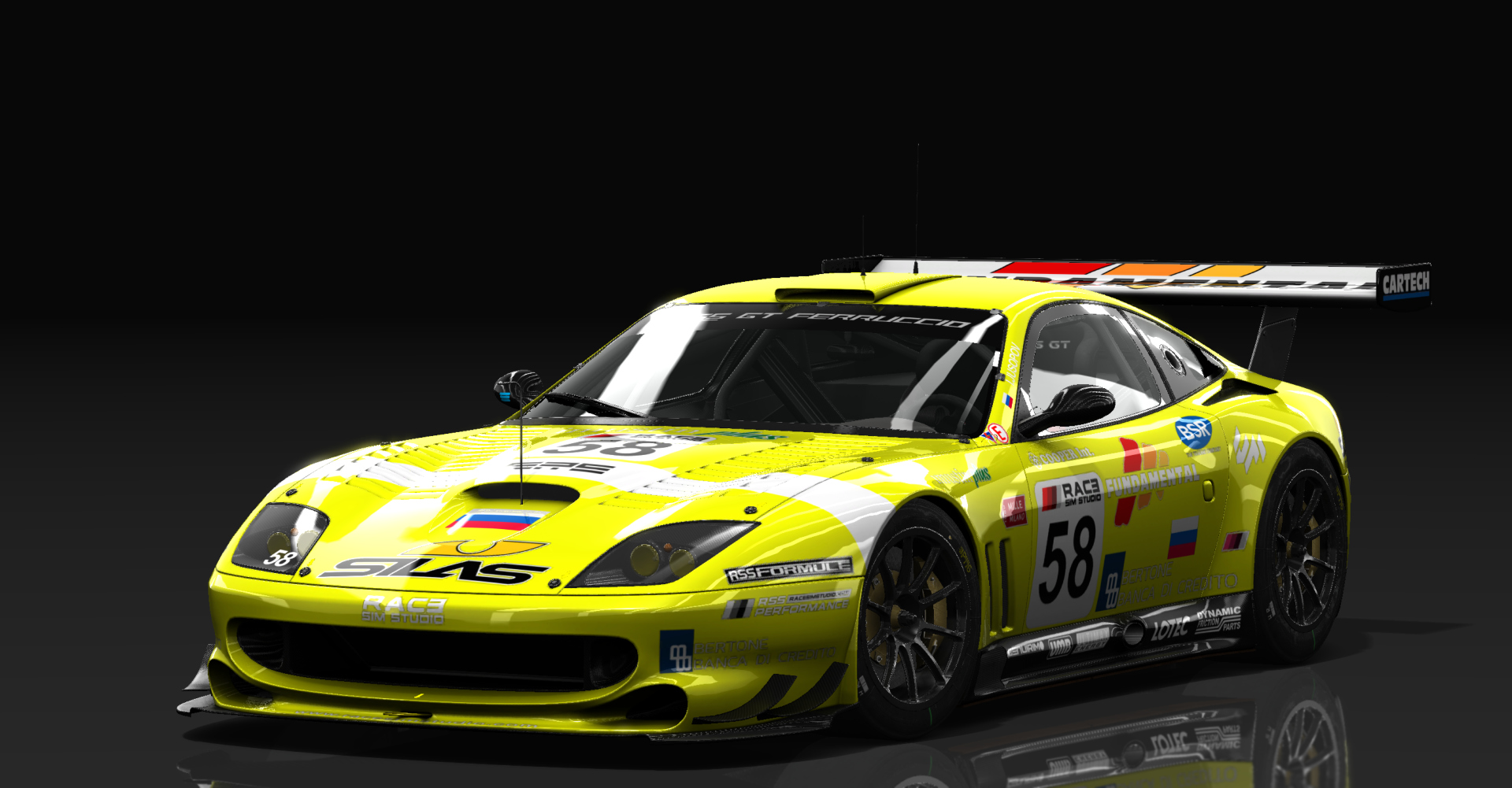 Ferrari 550 GTS Maranello, skin 58_fundamental_yellow