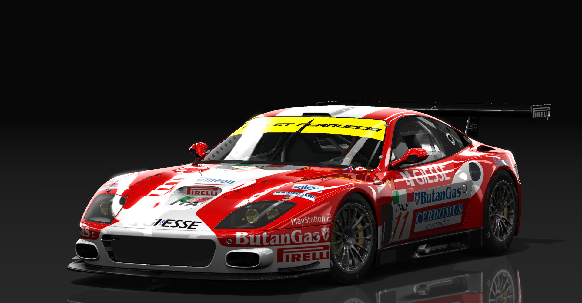 Ferrari 575 GTC, skin FIA_GT1_04_Squadra_Corse_11