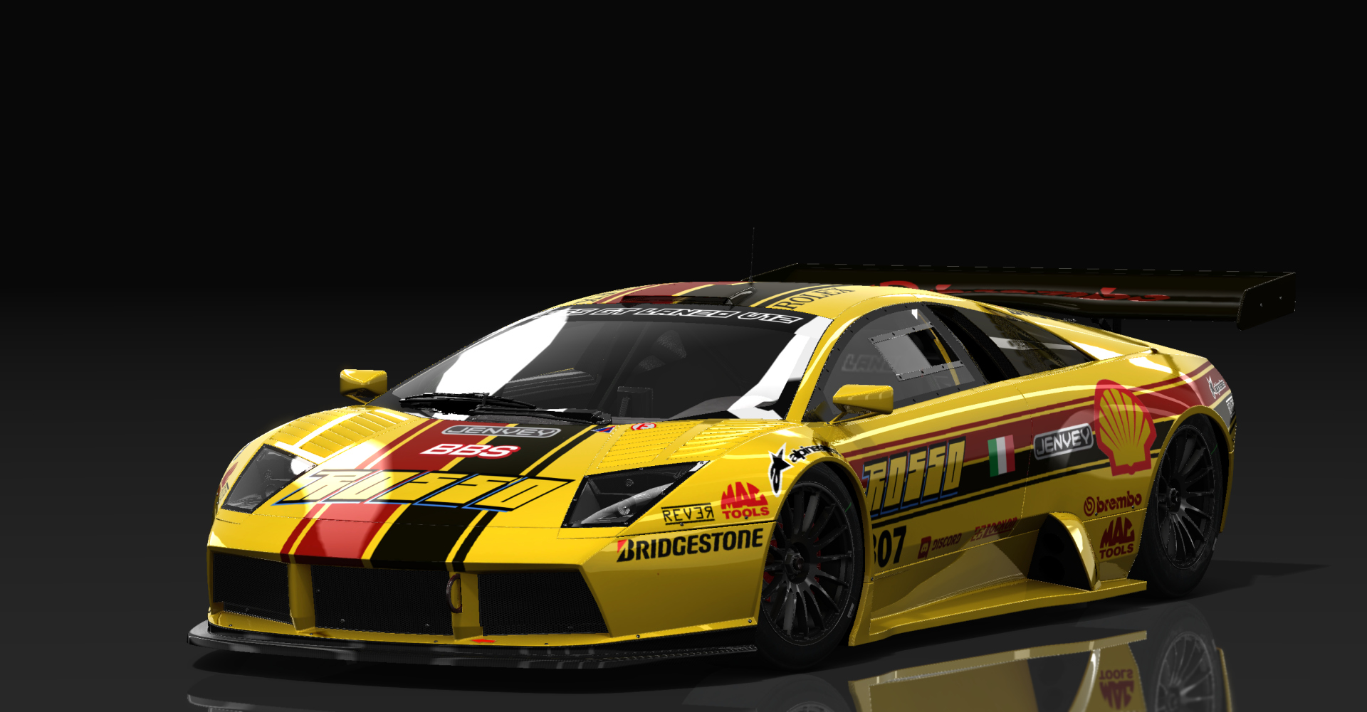 Lamborghini Murcielago R-GT, skin 807-Rosso