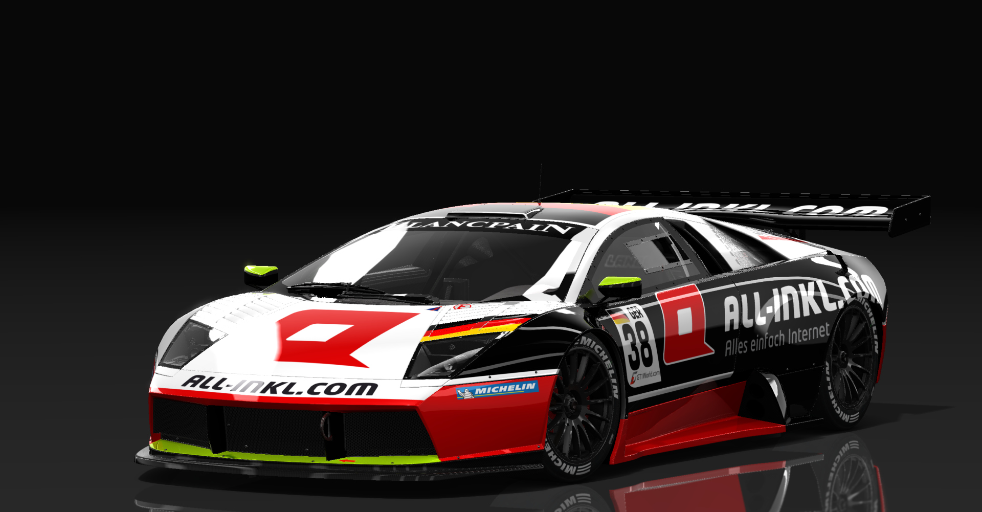 Lamborghini Murcielago R-GT, skin All_Inkl