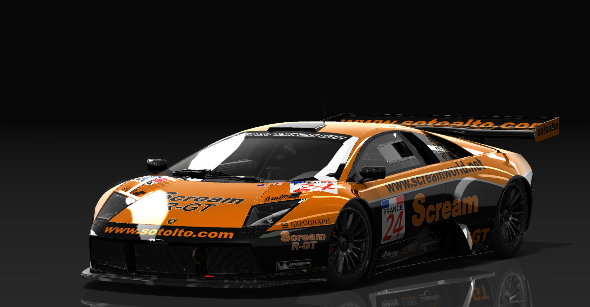 Lamborghini Murcielago R-GT, skin FIA_GT1_04_DAMS_24