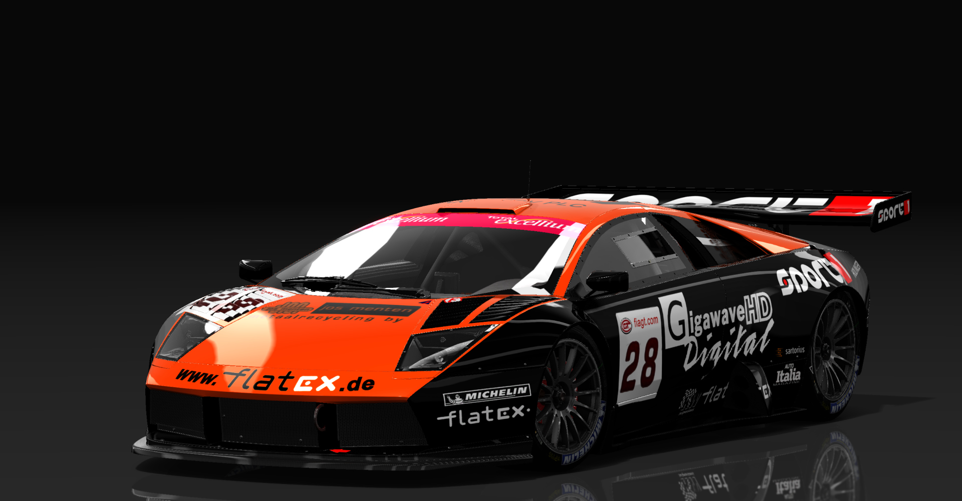 Lamborghini Murcielago R-GT, skin Scream_R-GT_2007_Spa_24h