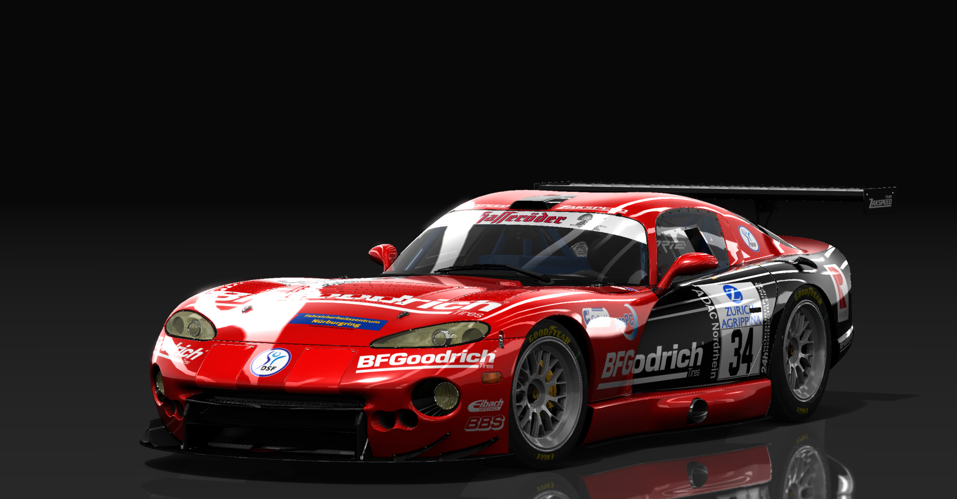 Dodge Viper GTS-R, skin 2001_24hN_34_Zakspeed_Racing