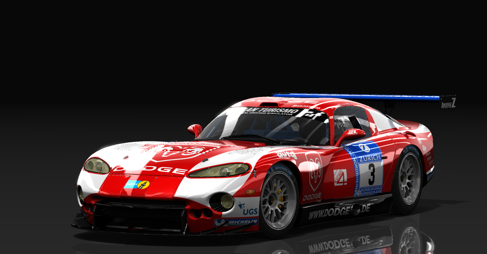 Dodge Viper GTS-R, skin 2007_24hN_3_Zakspeed_Racing