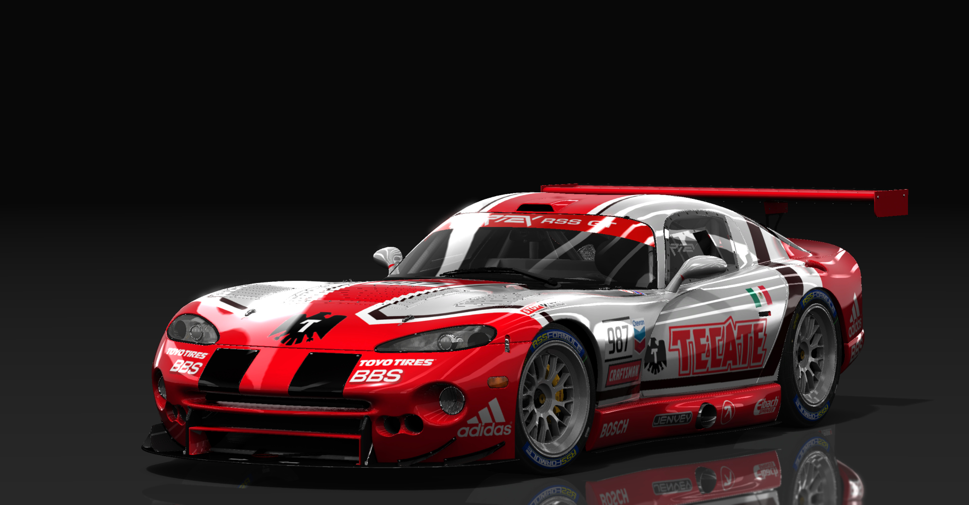 Dodge Viper GTS-R, skin 987-tecate