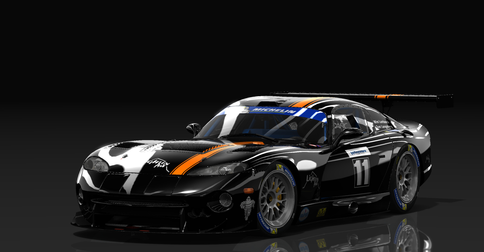 Dodge Viper GTS-R, skin DVB_Racing_2011