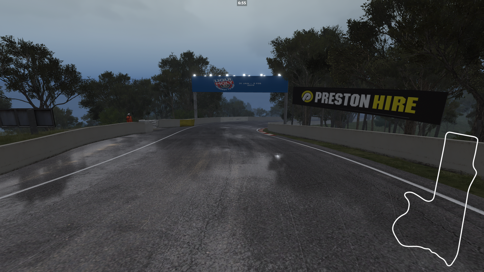 Bathurst, layout wet