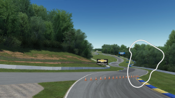 Road Atlanta 2021, layout short