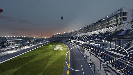 Daytona, layout tri-oval