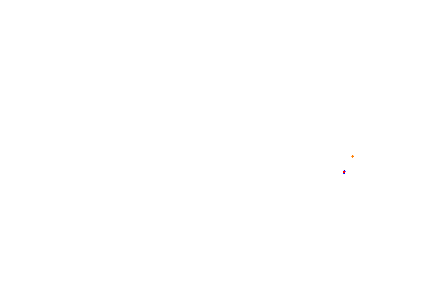 Pinwheel collisions